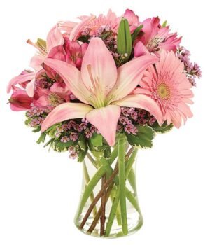 Pinky Lily Bouquet