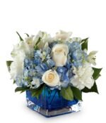 White & Blue Flora Bouquet