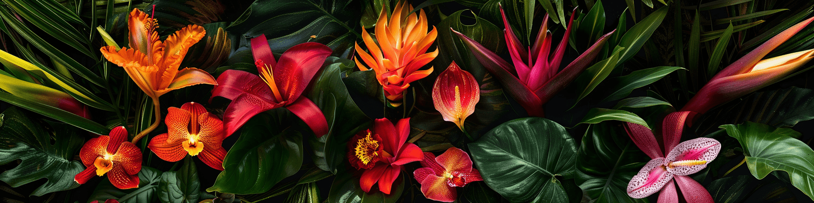 most exotic flowers in the garden