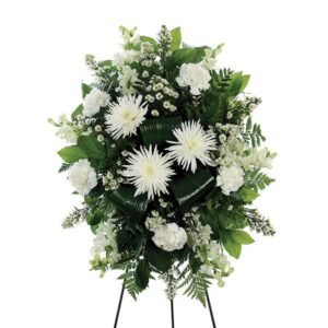 White Standing Spray