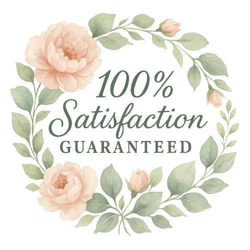 100% Satisfaction Guaranteed Badge
